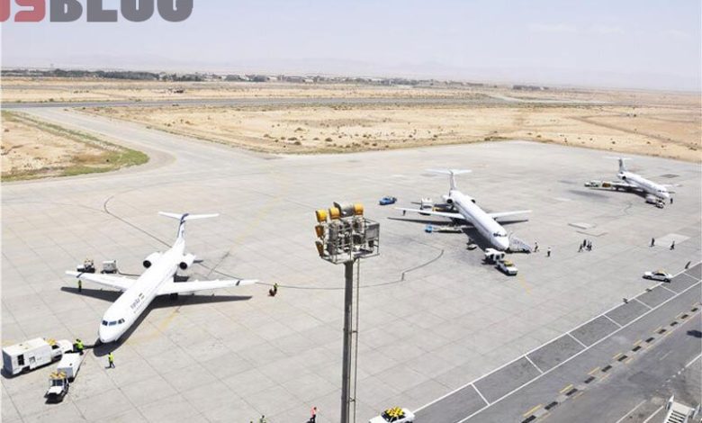 برخورد اتوبوس با هواپیما در فرودگاه مهرآباد / عکس – بلاگی ها