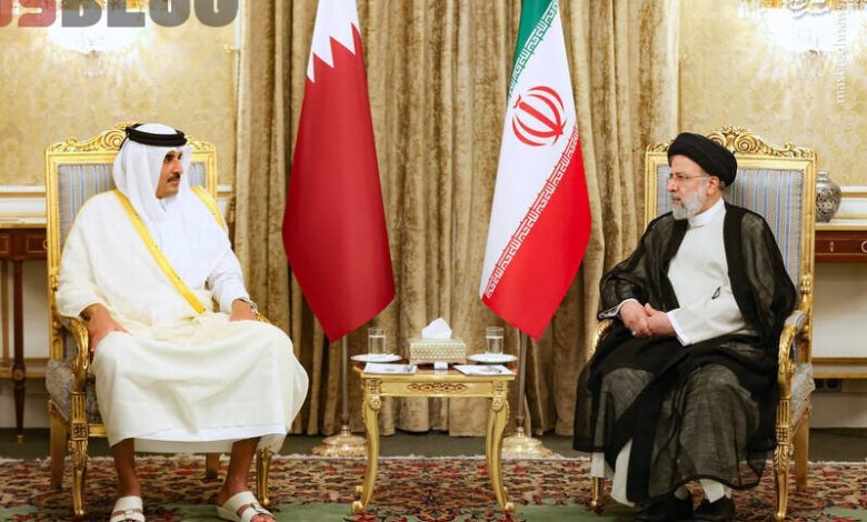 دمپایی امیر قطر در دیدار با رئیسی سوژه شد / فیلم – بلاگی ها